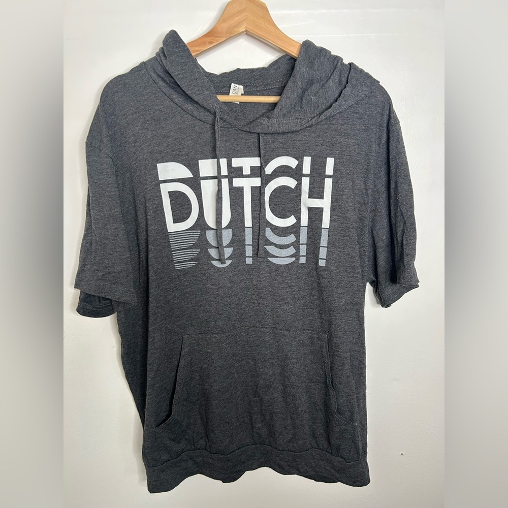 Dutch Bros Bella Canvas Charcoal Hoodie